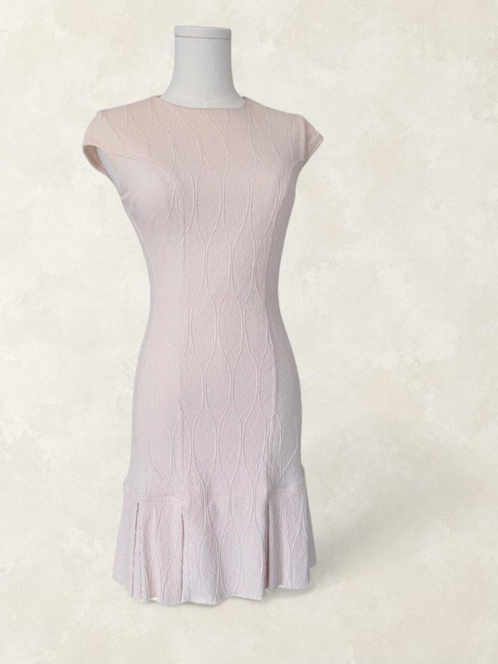Jacquard Ruffled Mini Dress - XS - Picture 3 of 8